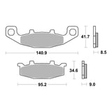 Brembo Prime Brake Pad Sinter Front 07KA09SA