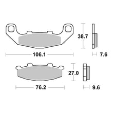 Load image into Gallery viewer, Brembo Prime Brake Pad Sinter Rear 07KA11SP