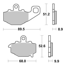 Load image into Gallery viewer, Brembo Prime Brake Pad Sinter Rear 07KA16SP