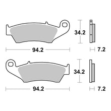 Load image into Gallery viewer, Brembo Upgrade Brake Pad Sinter Front 07KA17SX