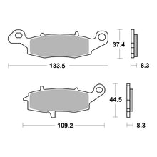 Load image into Gallery viewer, Brembo Prime Brake Pad Sinter Front 07KA18SA