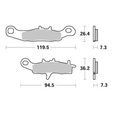 Load image into Gallery viewer, Brembo Upgrade Brake Pad Sinter Front 07KA22SX