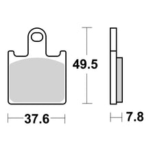 Load image into Gallery viewer, Brembo Prime Brake Pad Sinter Front 07KA28SA