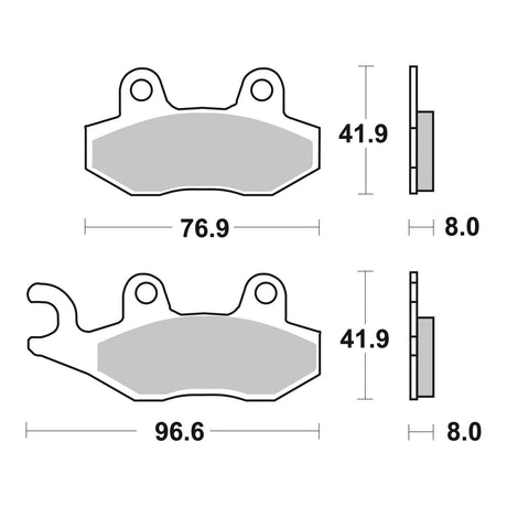 Brembo Prime Brake Pad Sinter Front 07SU12SD