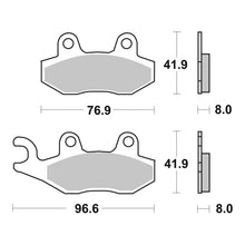 Load image into Gallery viewer, Brembo Prime Brake Pad Sinter Rear 07SU12SP
