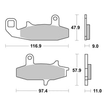 Load image into Gallery viewer, Brembo Prime Brake Pad Sinter Front 07SU15SA