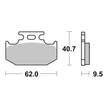 Load image into Gallery viewer, Brembo Prime Brake Pad Sinter Rear 07SU18SD