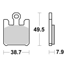 Load image into Gallery viewer, Brembo Prime Brake Pad Sinter Front 07SU26SA