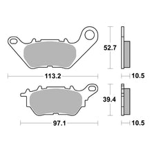 Load image into Gallery viewer, Brembo Prime Brake Pad Carbon Ceramic Rear 07YA53CC