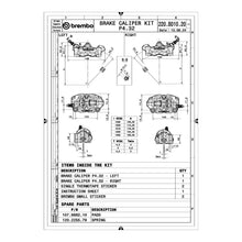 Load image into Gallery viewer, Brembo Upgrade Brake Caliper GP4 RX Front 220B01020
