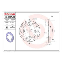 Load image into Gallery viewer, Brembo Prime Brake Disc Serie Oro Front 68B40749