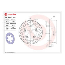 Load image into Gallery viewer, Brembo Prime Brake Disc Serie Oro Rear 68B40768