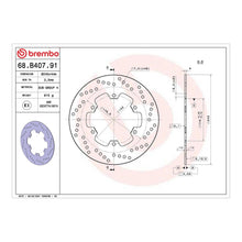 Load image into Gallery viewer, Brembo Prime Brake Disc Serie Oro Rear 68B40791