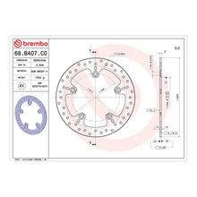 Load image into Gallery viewer, Brembo Prime Brake Disc Serie Oro Rear 68B407C0