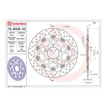 Load image into Gallery viewer, Brembo Prime Brake Disc Serie Oro Front 78B40845