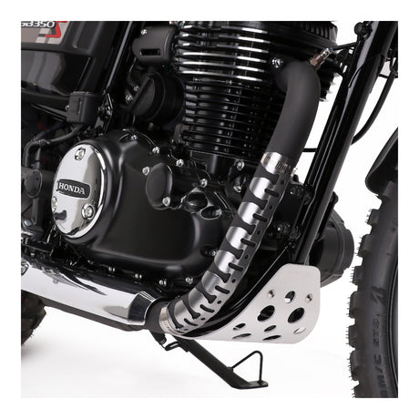 DRC 4-Stroke Universal Exhaust Pipe Guard - Titanium