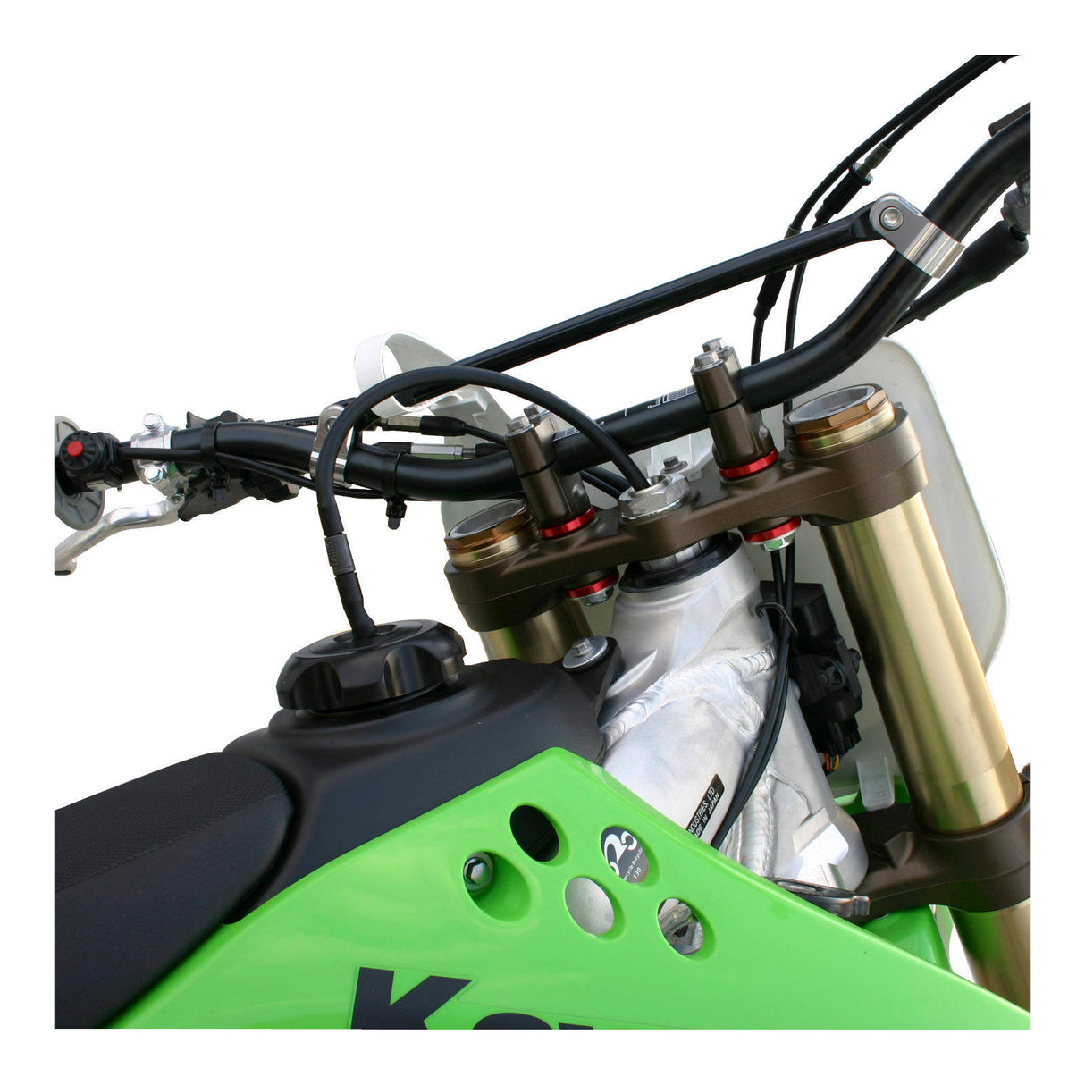 Zeta Rubber Killer (4 Pack) - Red - Kawasaki KX / KX250F ('04-) / KX450F ('11-)