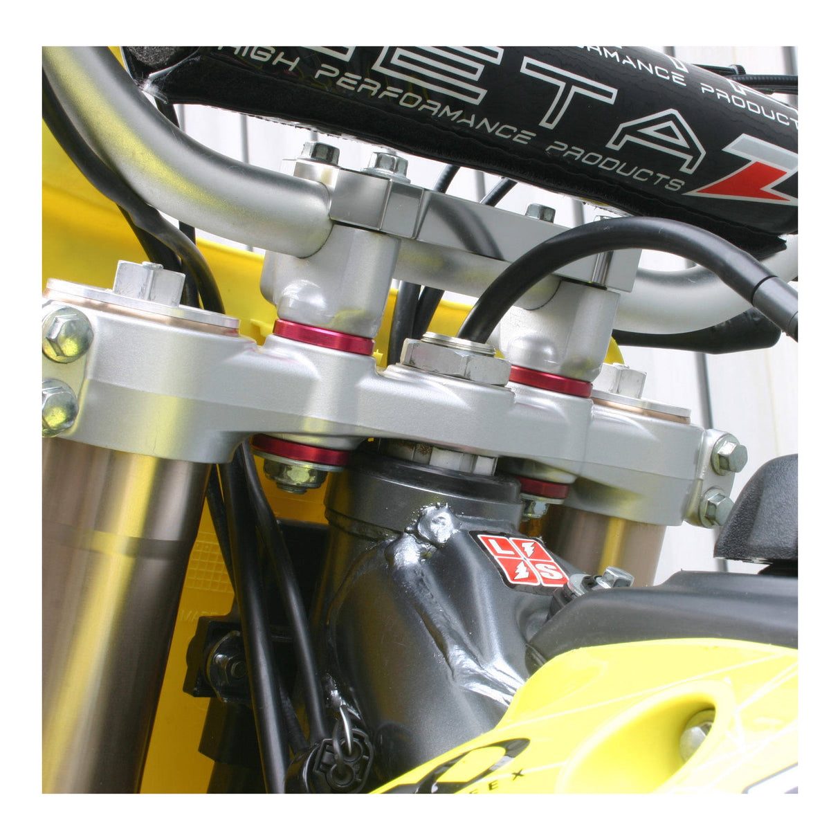 Zeta Rubber Killer (4 Pack) - Red - Kawasaki KX / KX250F ('04-) / KX450F ('11-)
