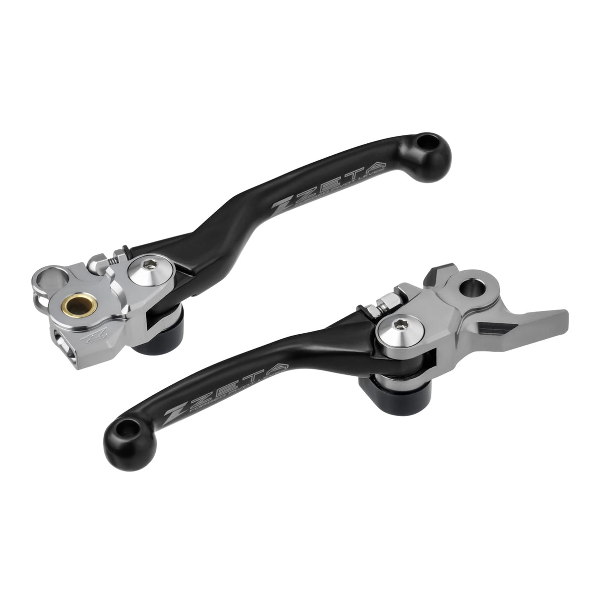 Zeta Pivot Lever Set FP- Kawasaki KX450F '24- - Black