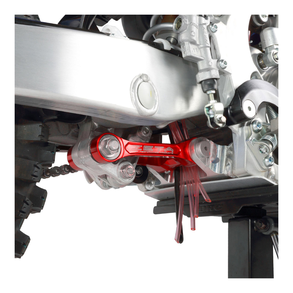 Zeta RSL Adjustable Lowering Link- Assorted Honda CRF Models - Red