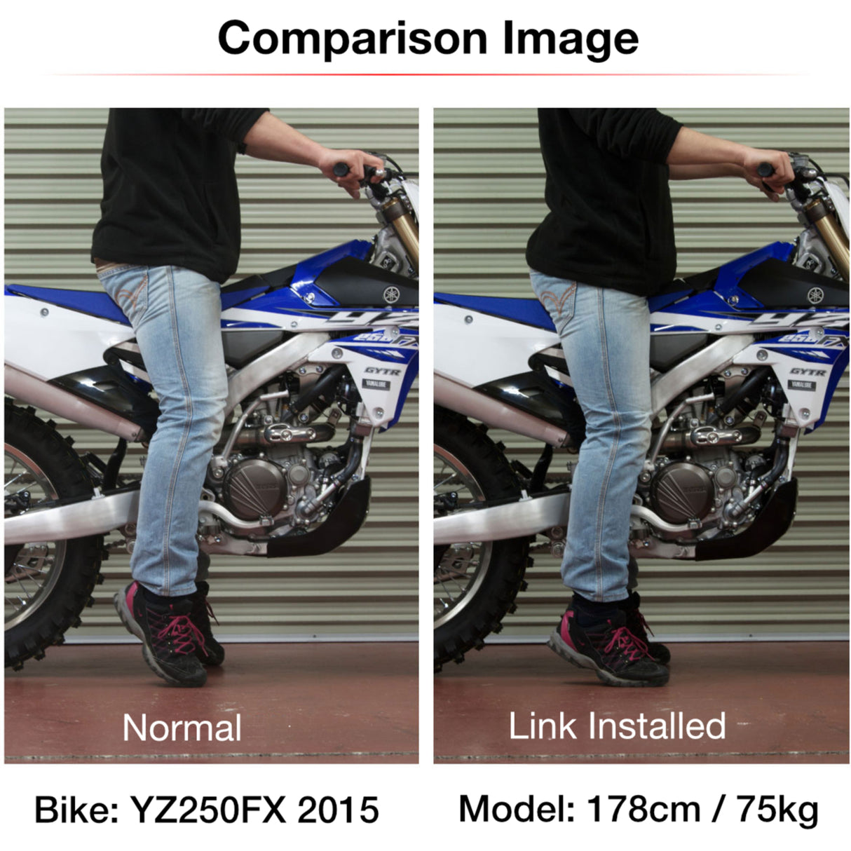 Zeta RSL Low Down Link -30mm - KTM 125 / 250 SX ('16-) / 250 / 350 / 450 SX-F ('