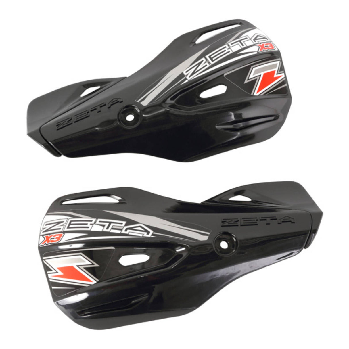 Zeta Impact X3 Handguard Replacement Plastics - Black