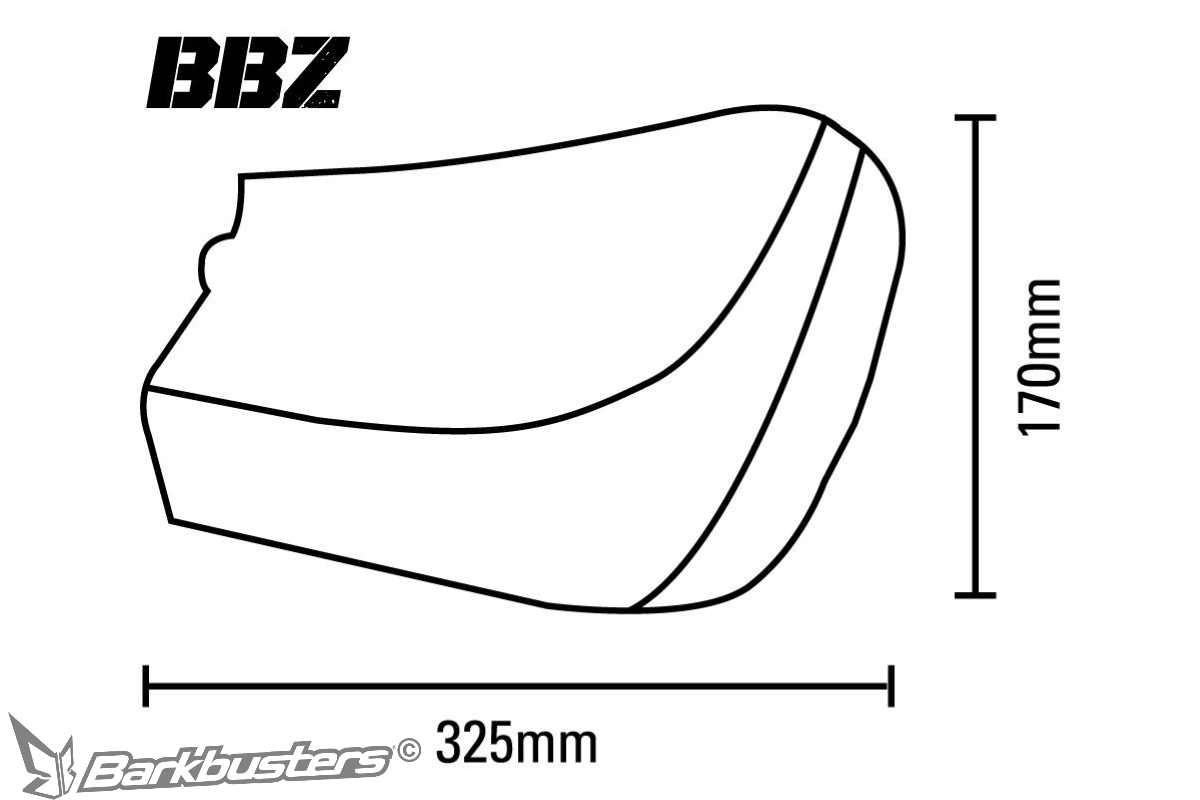 Barkbusters Blizzard Handguard Black/Grey