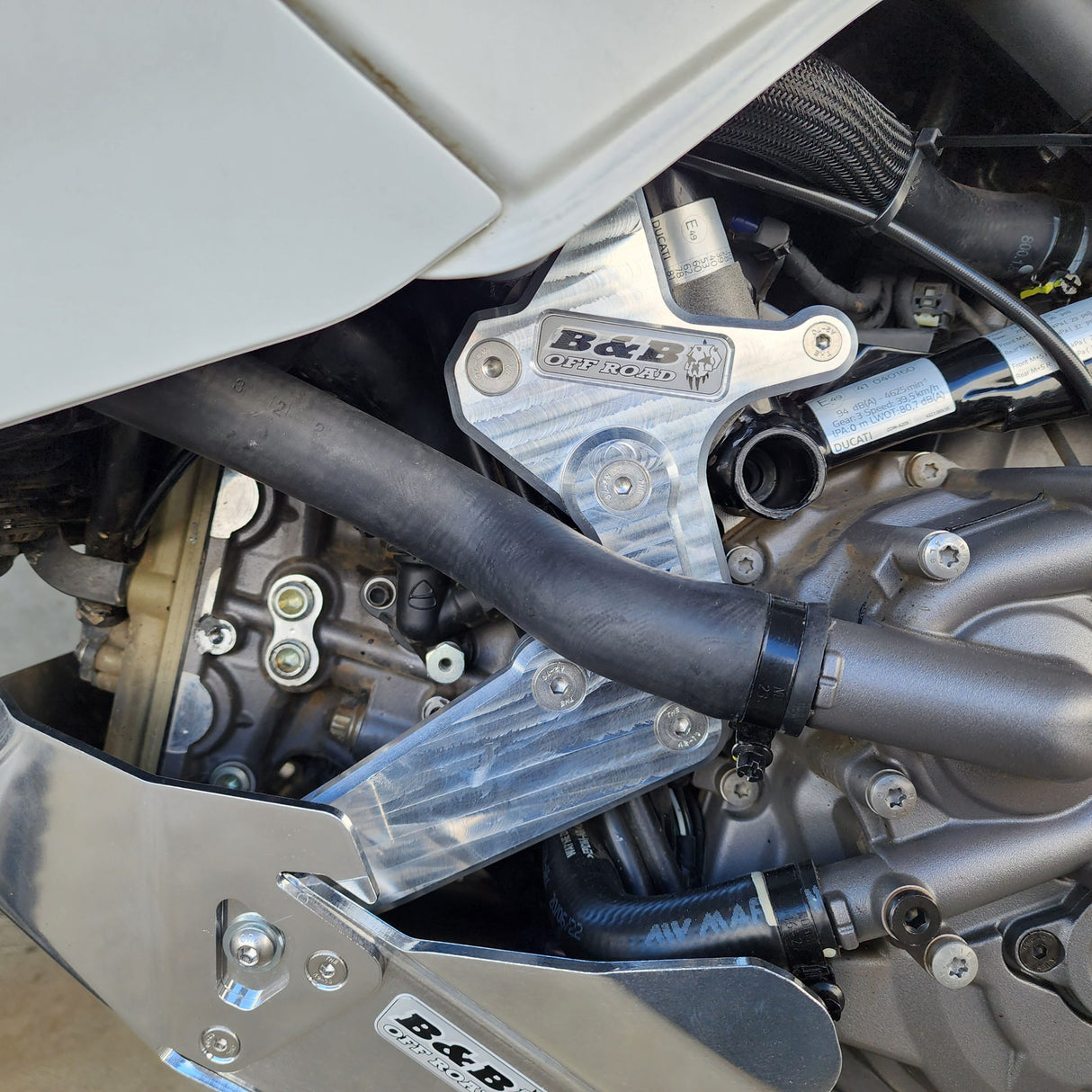 Bash Plate- Ducati Desert X 2022 – 2024 to suit Hepco and Becker