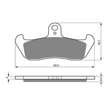 Load image into Gallery viewer, GOLDfren Brake Pads GF006 - S3