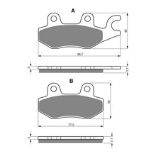 Load image into Gallery viewer, GOLDfren Brake Pads GF009 - GP5
