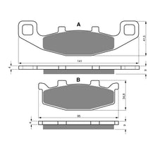 Load image into Gallery viewer, GOLDfren Brake Pads GF013 - K5
