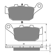 Load image into Gallery viewer, GOLDfren Brake Pads Sintered Sports GF020 - S3 (PH61)