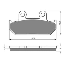 Load image into Gallery viewer, GOLDfren Brake Pads Sintered Sports GF024 - S3 (PH41)