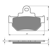 Load image into Gallery viewer, GOLDfren Brake Pads GF030 - K5