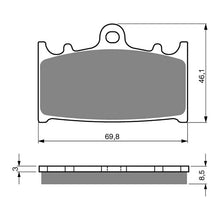 Load image into Gallery viewer, GOLDfren Brake Pads Sintered Sports GF032 - S3 (PH53)