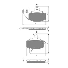 Load image into Gallery viewer, GOLDfren Brake Pads Off-Road Racing GF035 - K5 (PR44)