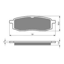 Load image into Gallery viewer, GOLDfren Brake Pads Off-Road Racing GF043 - K5 (PR34)