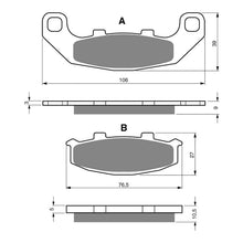 Load image into Gallery viewer, GOLDfren Brake Pads Sintered Sports GF044 - S3 (PH60)