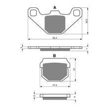 Load image into Gallery viewer, GOLDfren Brake Pads Off-Road Racing GF047 - K5 (PR22)