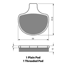 Load image into Gallery viewer, GOLDfren Brake Pads Sintered Sports GF057 - S3 (PH74)