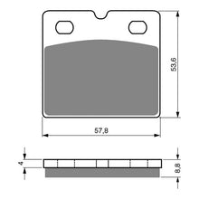 Load image into Gallery viewer, GOLDfren Brake Pads Sintered Sports GF072 - S3 ( PH57 )