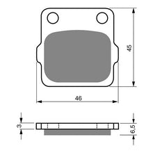 Load image into Gallery viewer, GOLDfren Brake Pads Off-Road Racing GF077 - K5 ( PR25 )