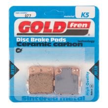 Load image into Gallery viewer, GOLDfren Brake Pads Off-Road Racing GF077 - K5 ( PR25 )