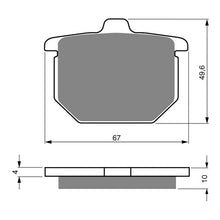 Load image into Gallery viewer, GOLDfren Brake Pads Sintered Sports GF079 - S3 ( PH03 )