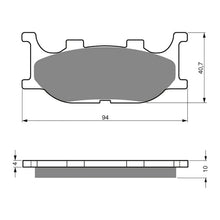 Load image into Gallery viewer, GOLDfren Brake Pads Sintered Sports GF099 - S3 ( PH155 )