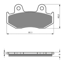 Load image into Gallery viewer, GOLDfren Brake Pads GF102 - K5