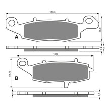 Load image into Gallery viewer, GOLDfren Brake Pads Sintered Sports GF104 - S3 ( PH193 )