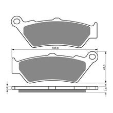 Load image into Gallery viewer, GOLDfren Brake Pads Sintered Sports GF106 - S3 ( PH270 )