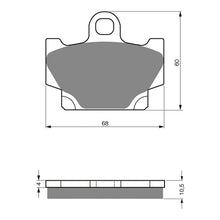 Load image into Gallery viewer, GOLDfren Brake Pads Sintered Sports GF113 - S3 ( PH21 )