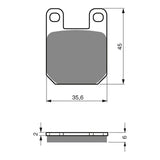 GOLDfren Brake Pads GF121 - K5